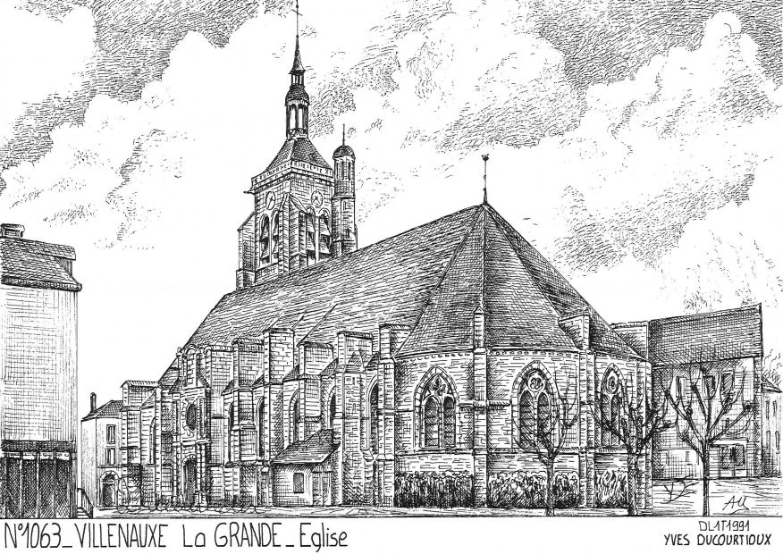 N 10063 - VILLENAUXE LA GRANDE - église